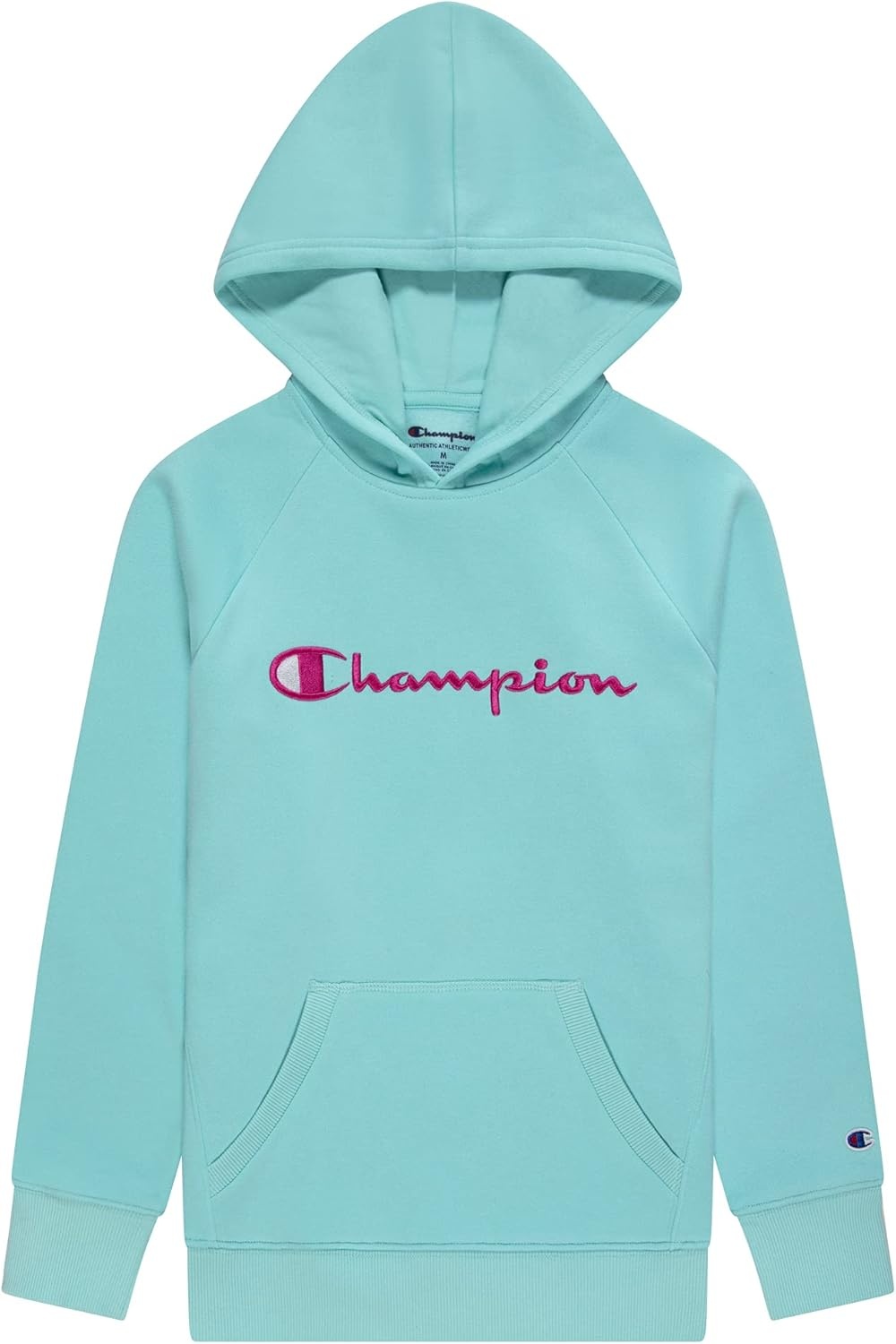 imageChampion Girls Athletic Zip Front Hoodie Sweatshirt for GirlsLight Sea Green