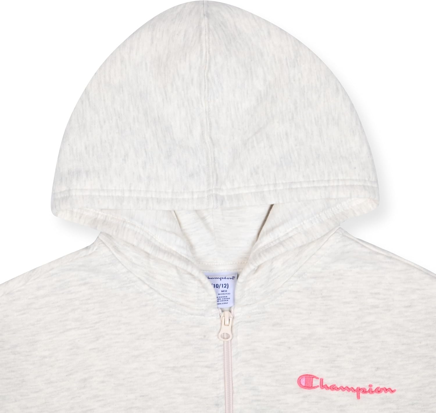 imageChampion Girls Athletic Zip Front Hoodie Sweatshirt for GirlsOatmeal Heather