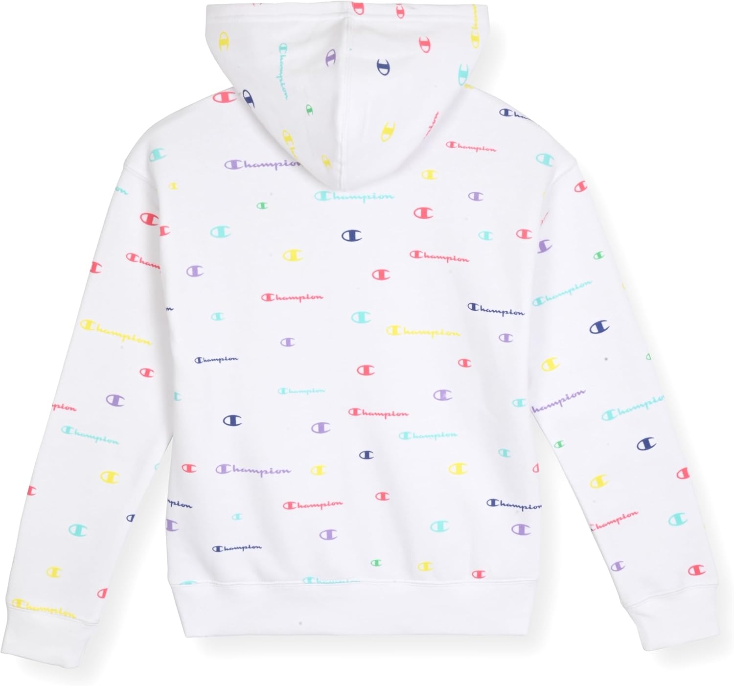 imageChampion Girls Athletic Zip Front Hoodie Sweatshirt for GirlsSignature Bright White