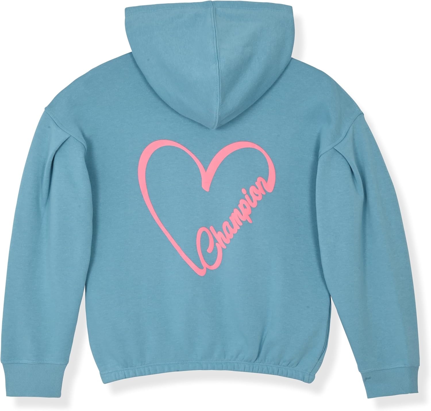 imageChampion Girls Athletic Zip Front Hoodie Sweatshirt for GirlsSignature Mineral Blue