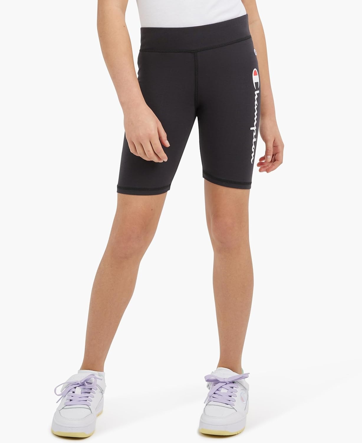 imageChampion Girls Bike ShortsHeather Greyblack