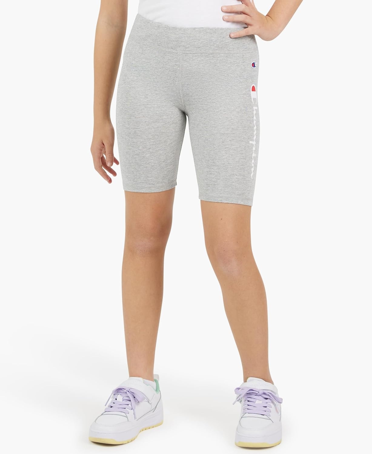 imageChampion Girls Bike ShortsHeather Greyblack