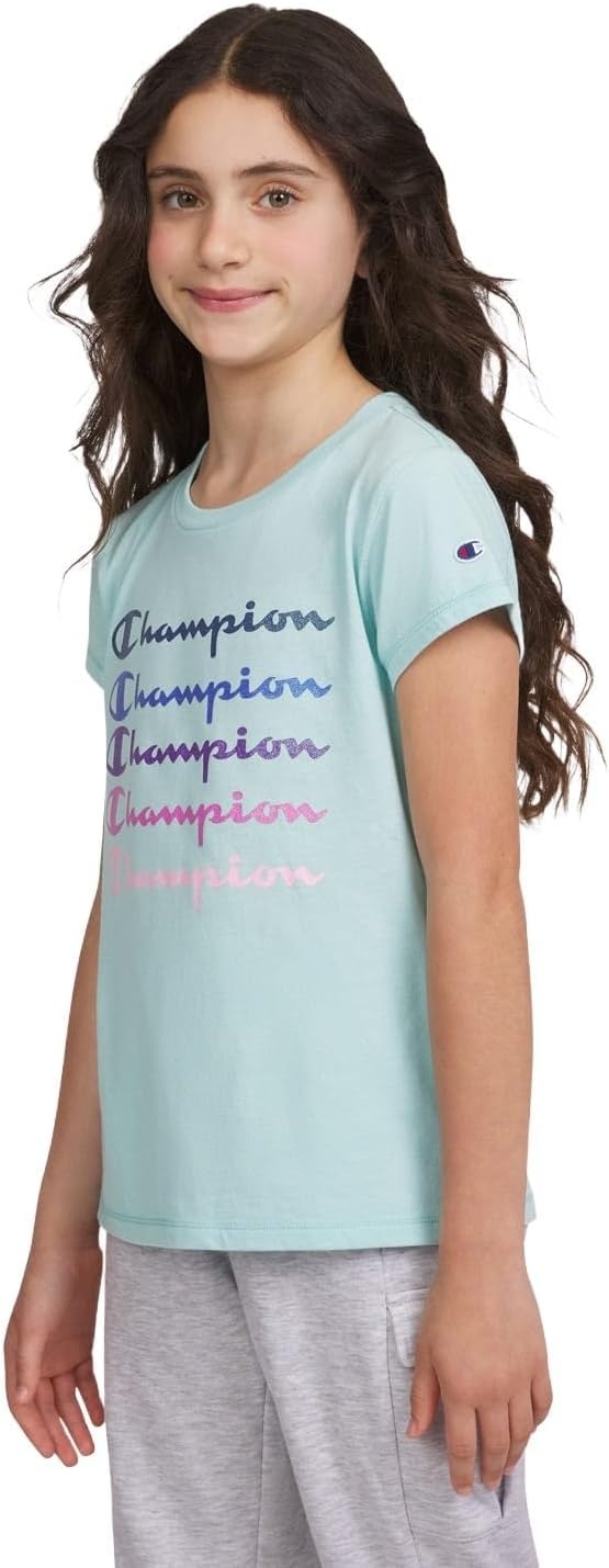 imageChampion Girls Champion Girls Short Sleeve Tee ShirtCanal Blue
