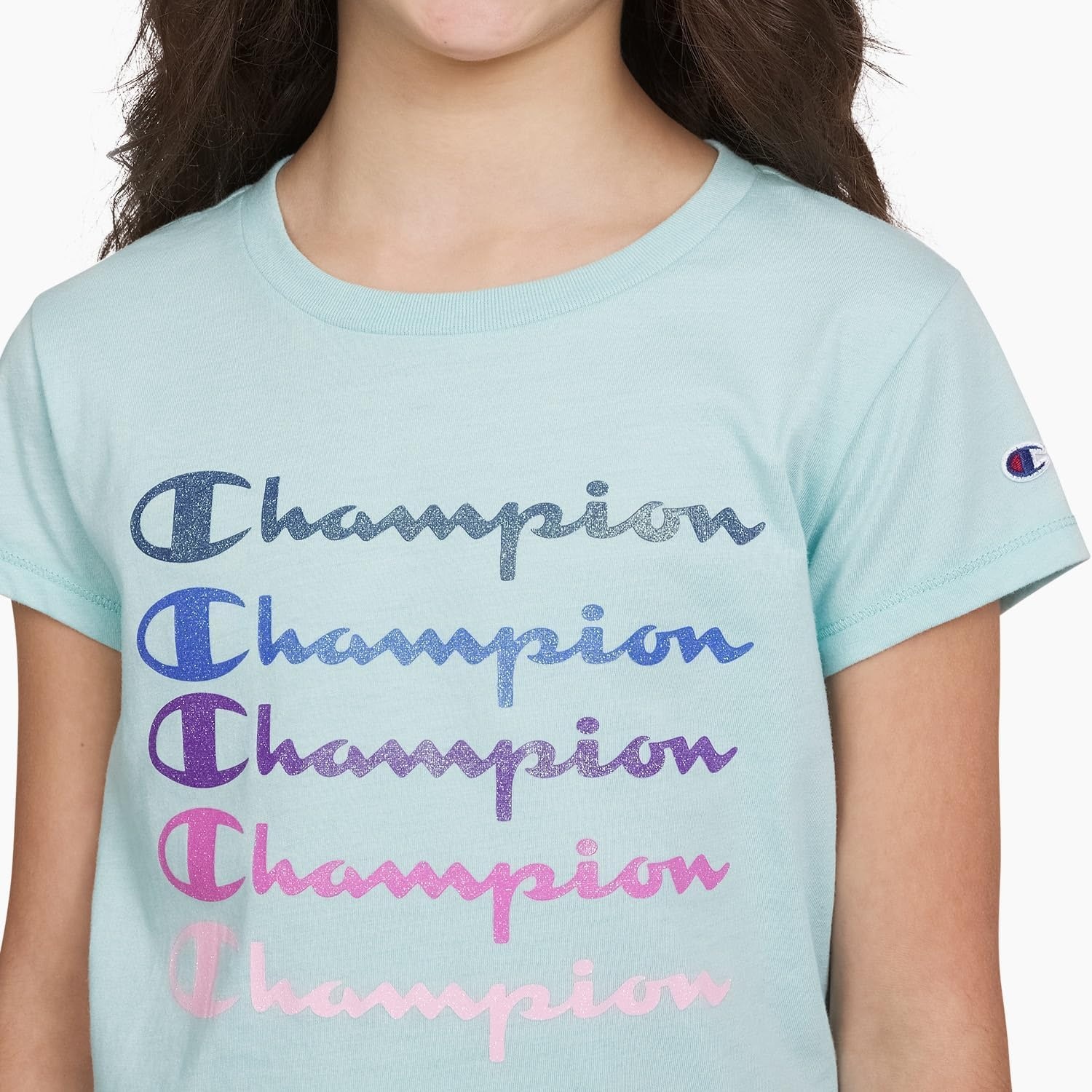 imageChampion Girls Champion Girls Short Sleeve Tee ShirtCanal Blue