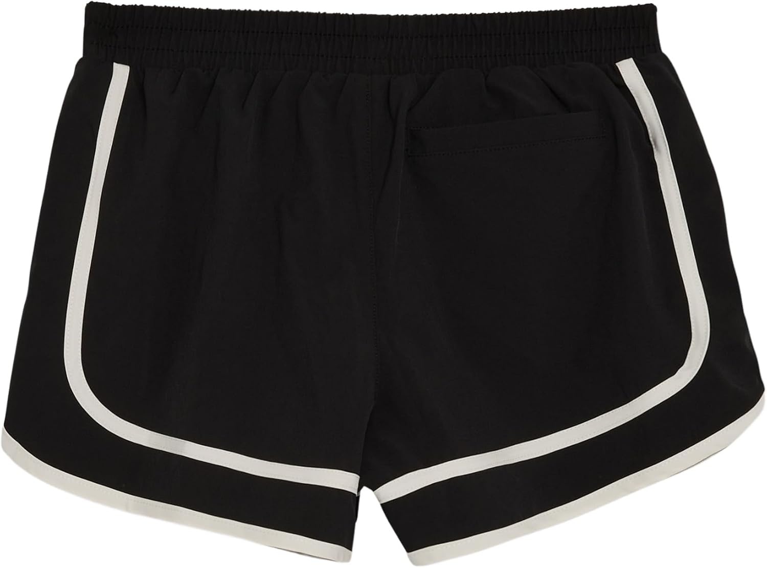 imageChampion Girls Heritage Foldover Mesh Running Basketball Short 275 Inch InseamJet Black