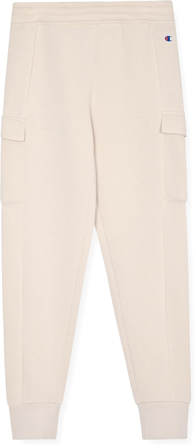 imageChampion Girls Hoodie and Sweatpant Set for Kids Athletic Fleece SweatsuitCream Cargo