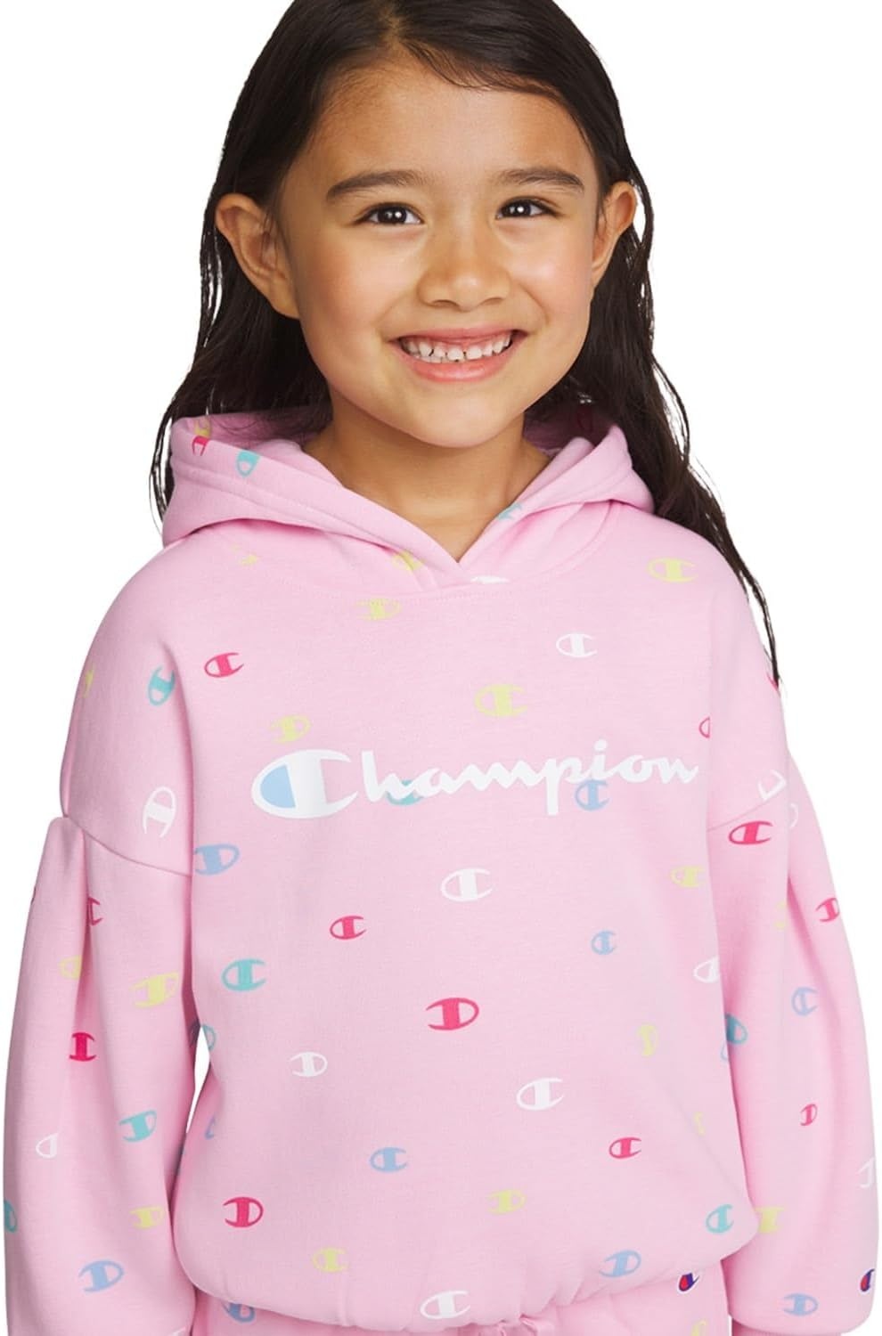 imageChampion Girls Hoodie and Sweatpant Set for Kids Athletic Fleece SweatsuitLilac Sachet