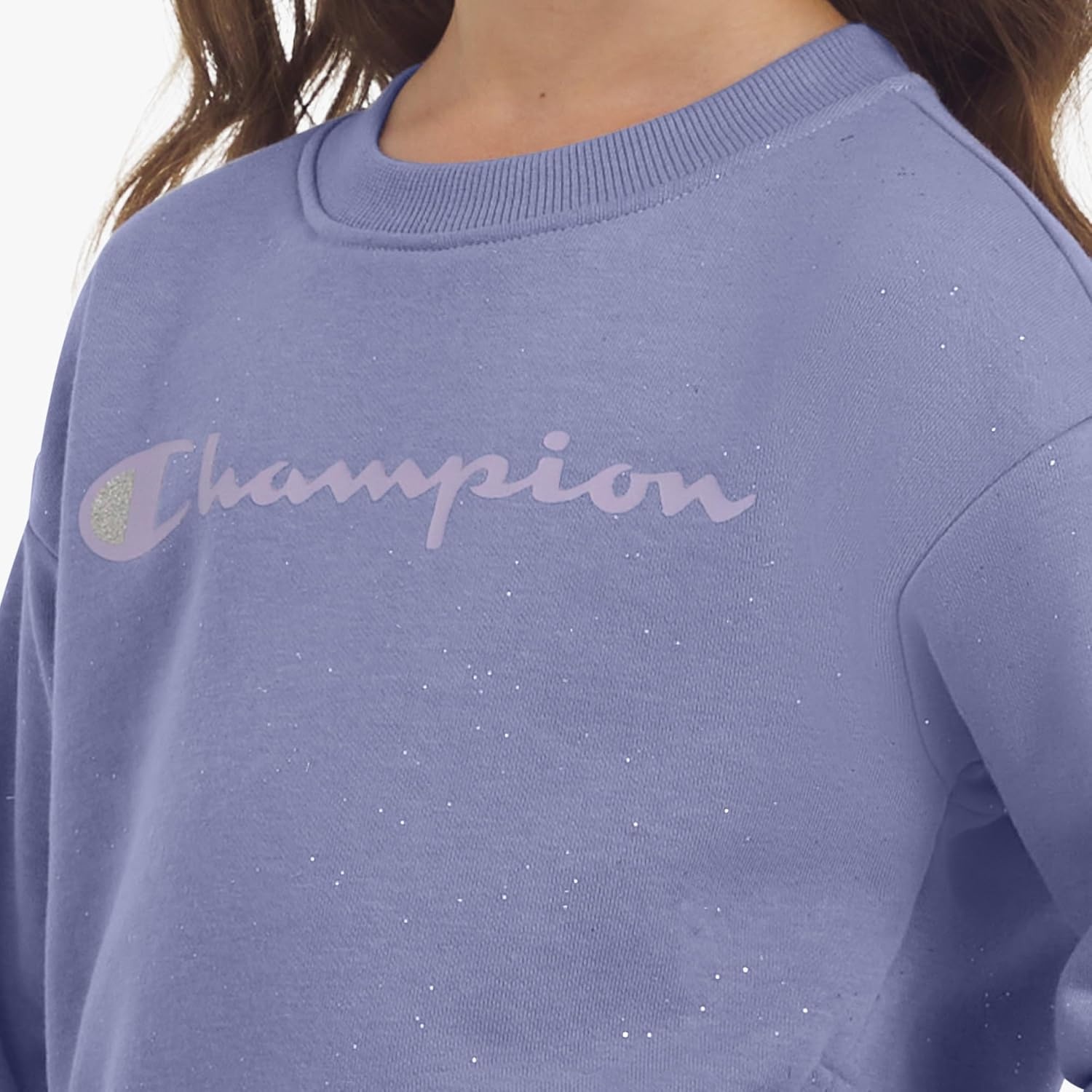 imageChampion Girls Hoodie and Sweatpant Set for Kids Athletic Fleece SweatsuitMeadow