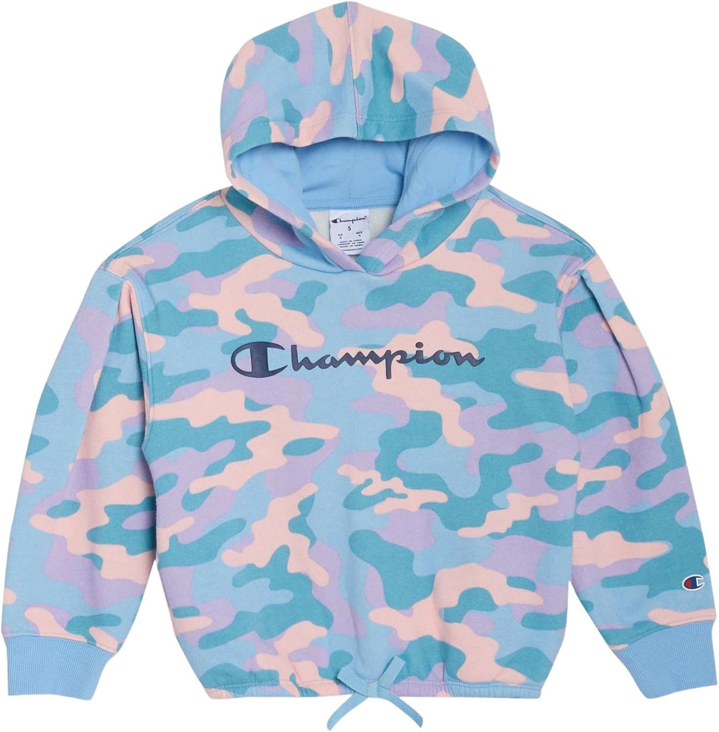 imageChampion Girls Hoodie and Sweatpant Set for Kids Athletic Fleece SweatsuitPlacid Blue
