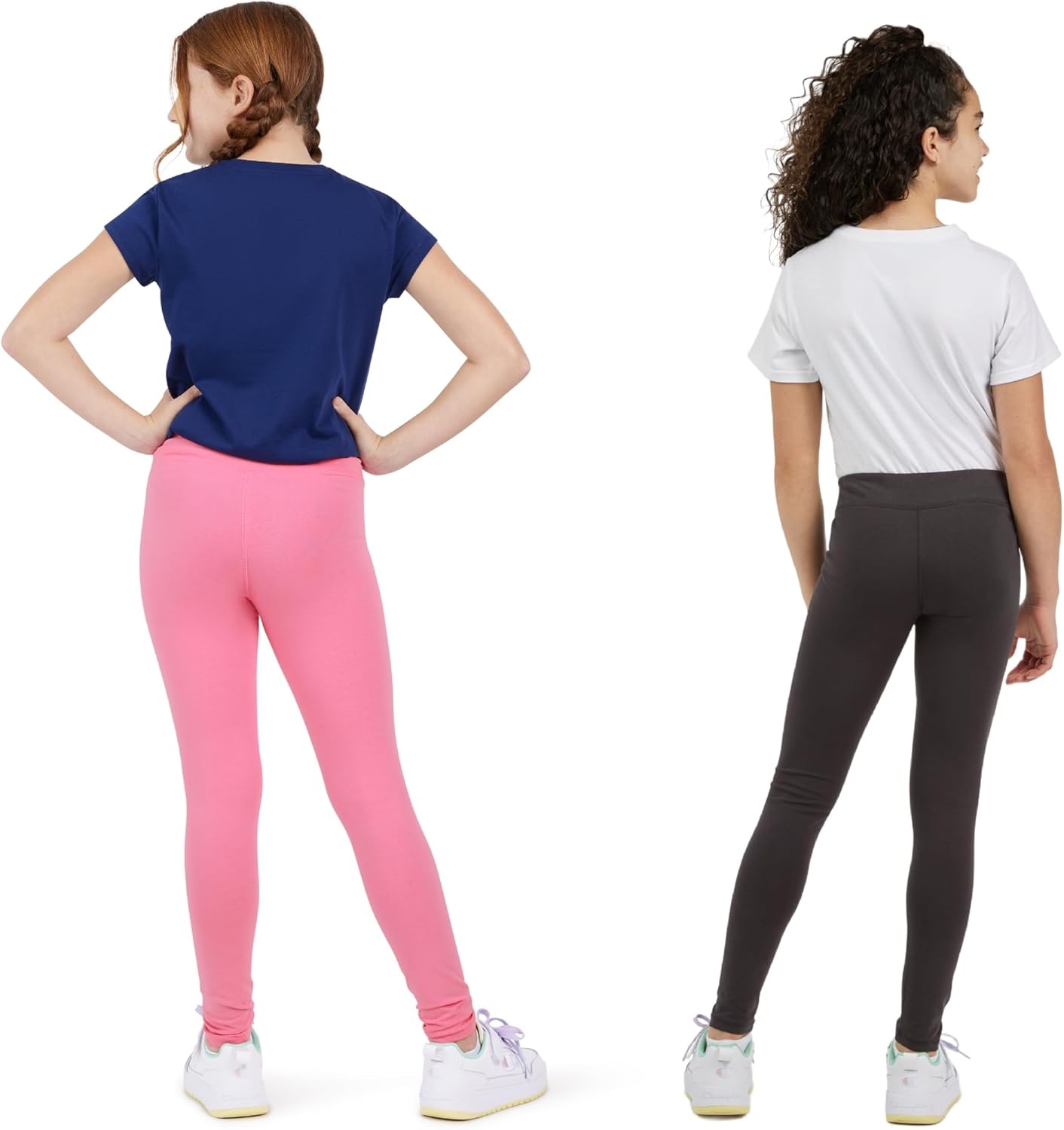 imageChampion Heritage Girls Performance Legging Stretch Pant Active Athletic PantCarnationblack
