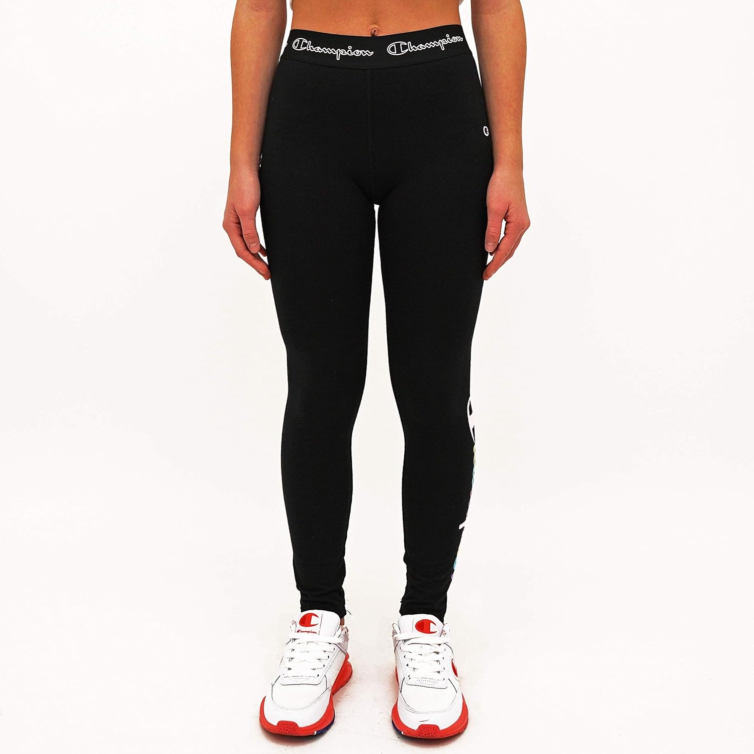 imageChampion Heritage Girls Performance Legging Stretch Pant Active Athletic PantOxford Heather