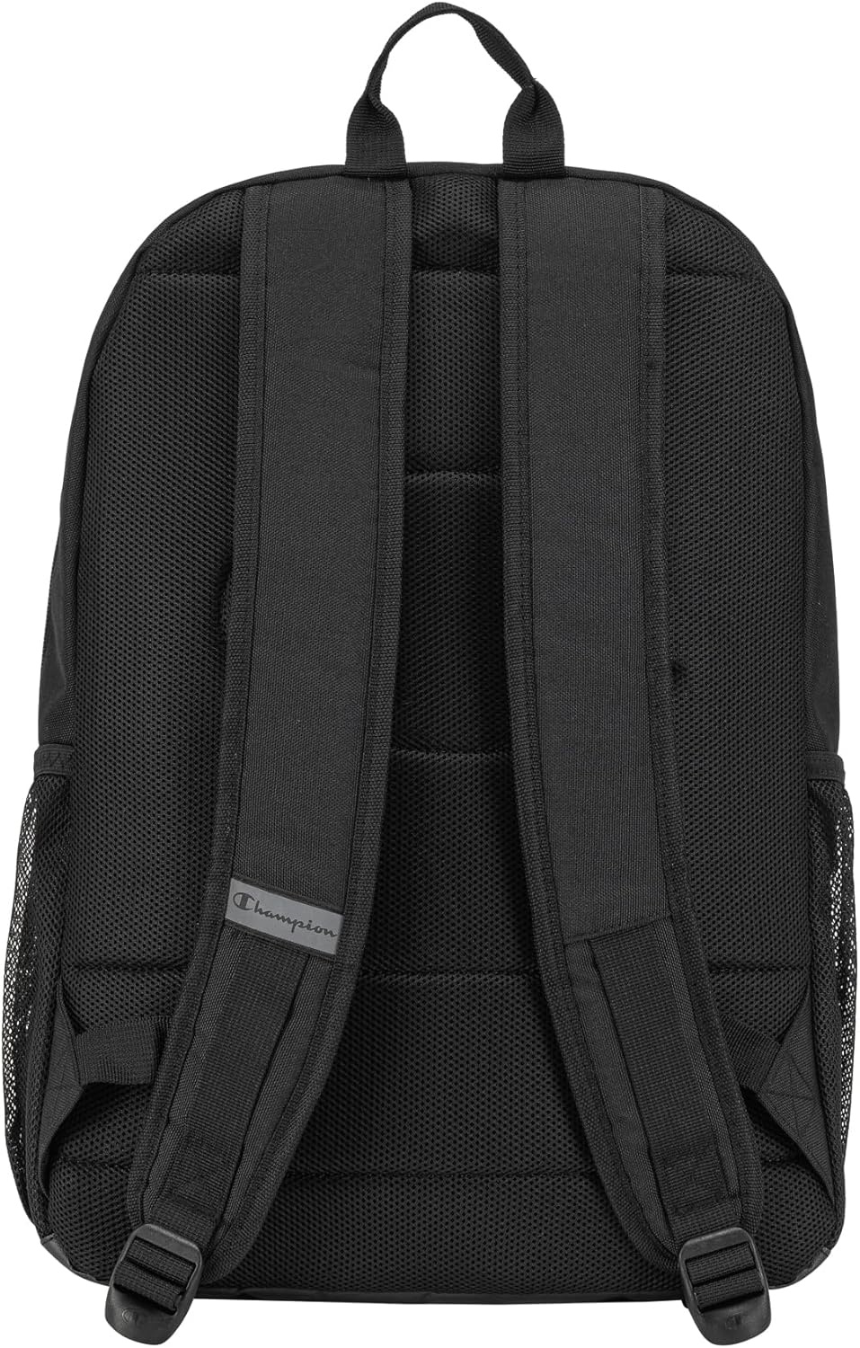 imageChampion Kids Bungee Backpack with Padded Straps Water Bottle Pocket Carry Handle for Daily Use Black One SizeBlack