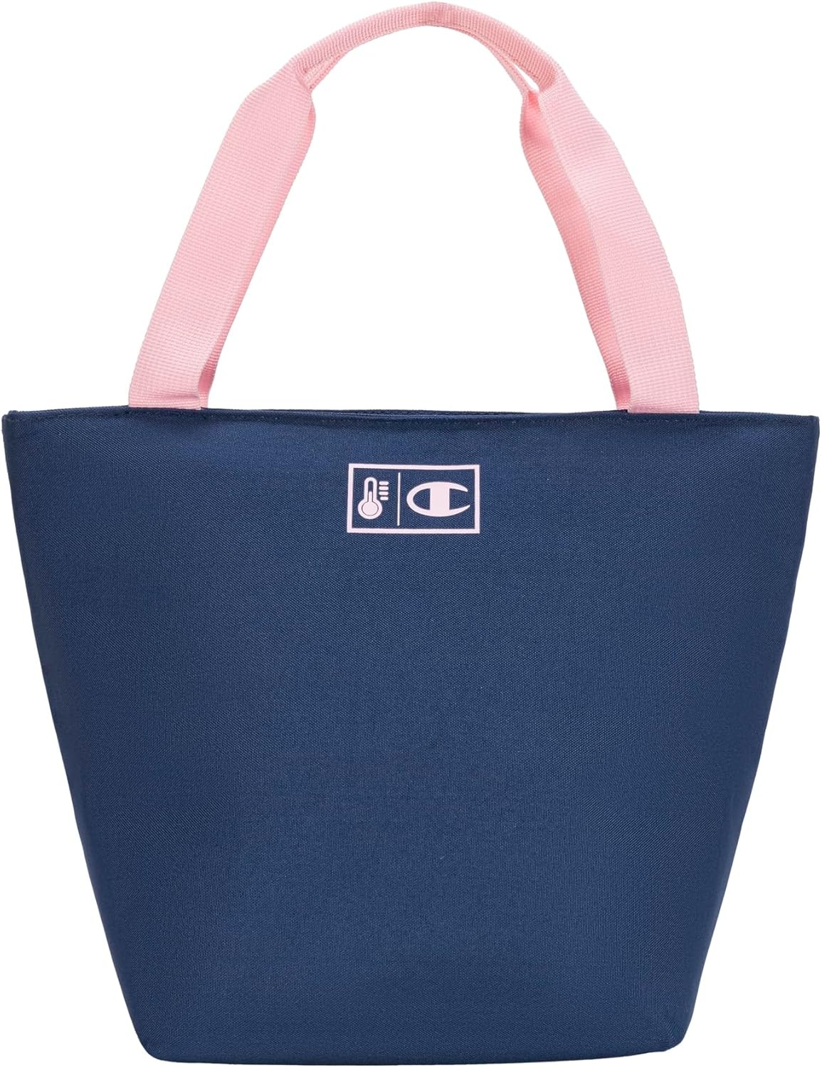 imageChampion Kids Fresh Insulated Lunch Tote with Carry Handle No Leak Cooler Bag for Daily Use NavyPink One SizeNavyPink