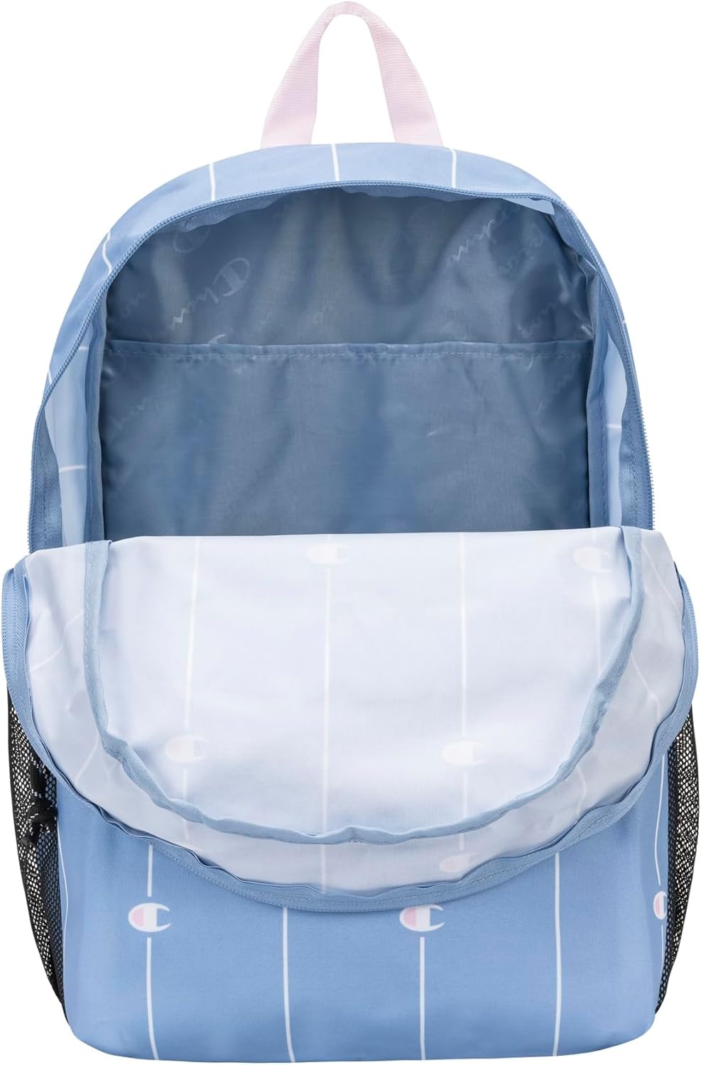 imageChampion Kids Merit Backpack with Padded Straps Water Bottle Pocket and Laptop Compartment for Daily Use PinkBlack One SizeEndless SkyWhiteRose