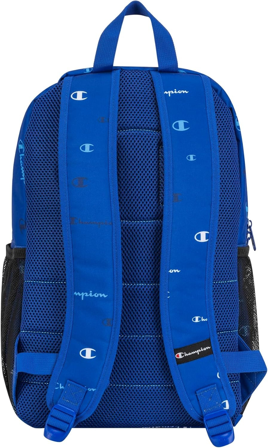 imageChampion Kids Merit Backpack with Padded Straps Water Bottle Pocket and Laptop Compartment for Daily Use PinkBlack One SizeMedium Blue