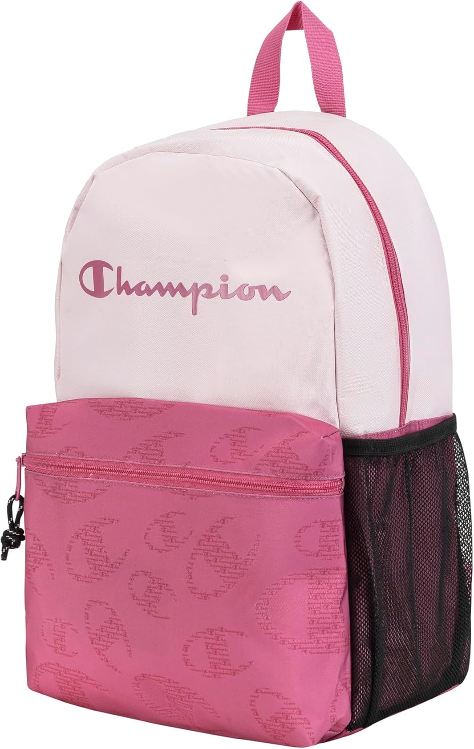imageChampion Kids Merit Backpack with Padded Straps Water Bottle Pocket and Laptop Compartment for Daily Use PinkBlack One SizePink