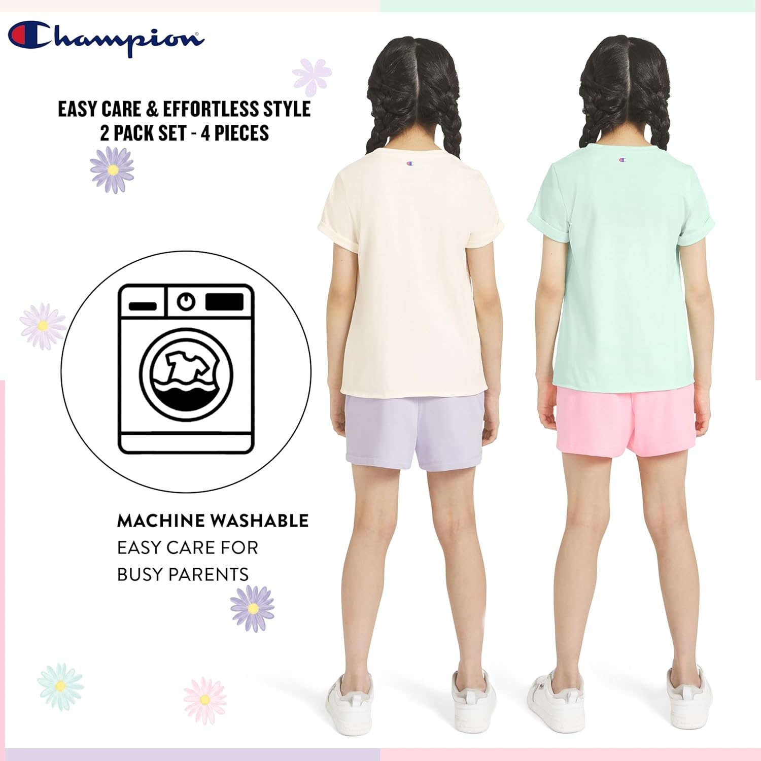 imageChampion girls Champion Girls Athletic Short SetsFair Aqua