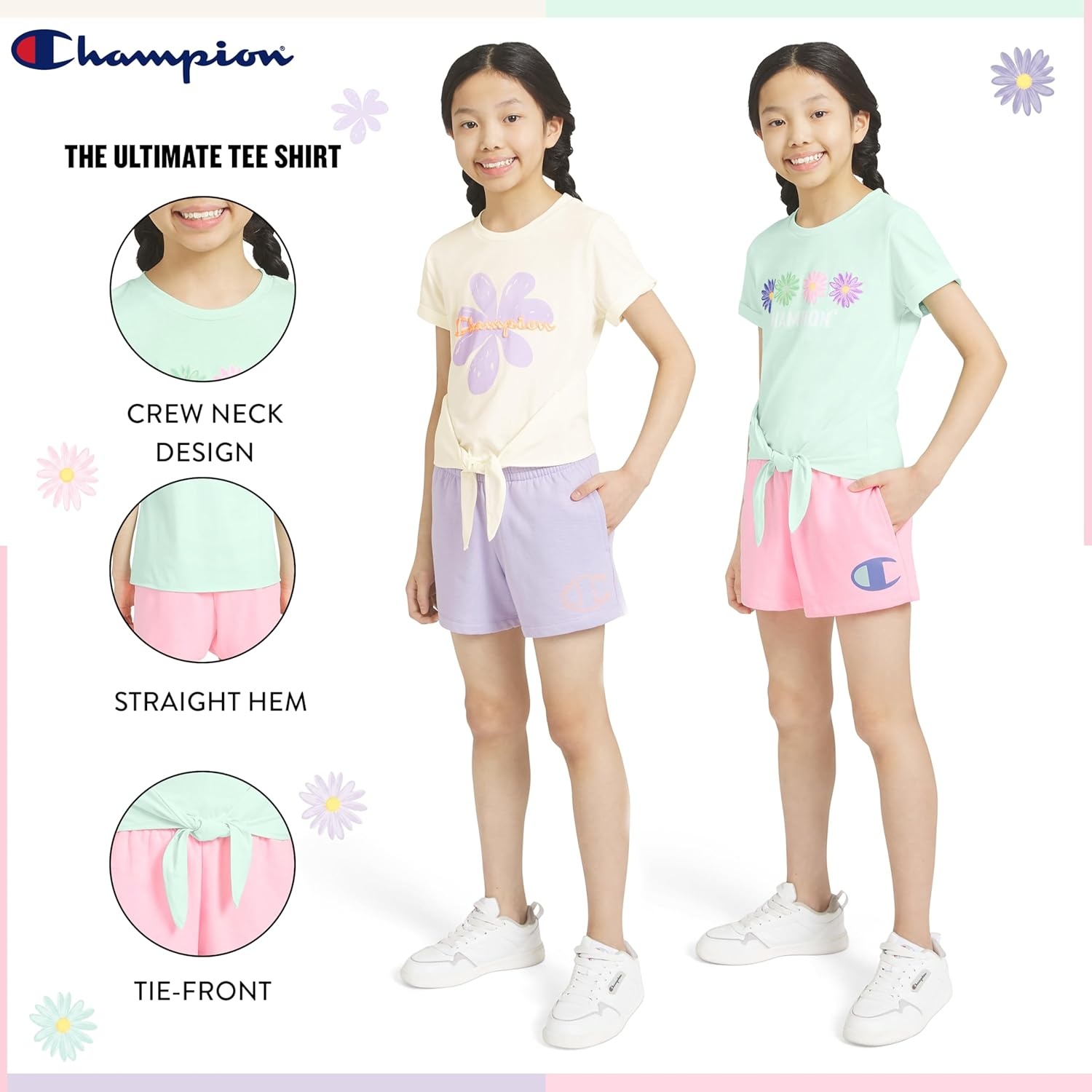 imageChampion girls Champion Girls Athletic Short SetsFair Aqua