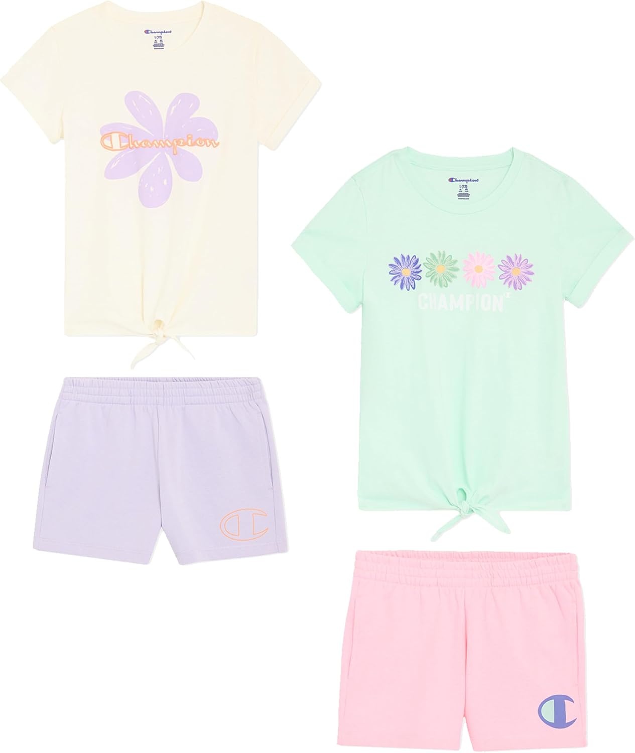 imageChampion girls Champion Girls Athletic Short SetsFair Aqua