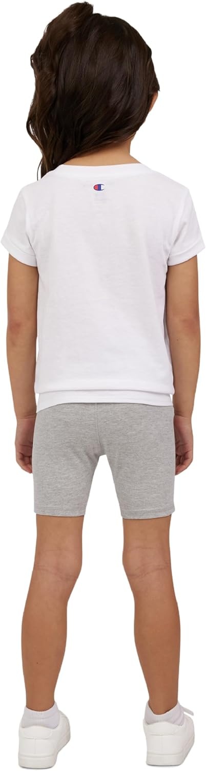 imageChampion girls Champion Girls Athletic Short SetsSignture Bright White