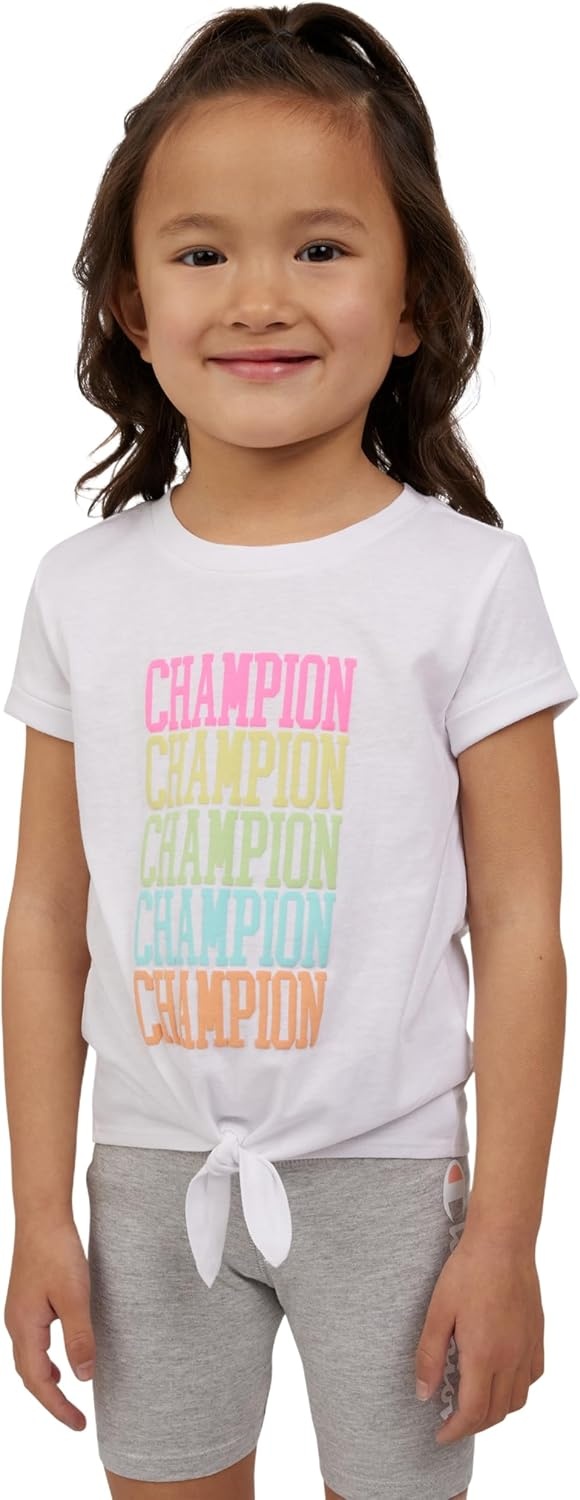 imageChampion girls Champion Girls Athletic Short SetsSignture Bright White