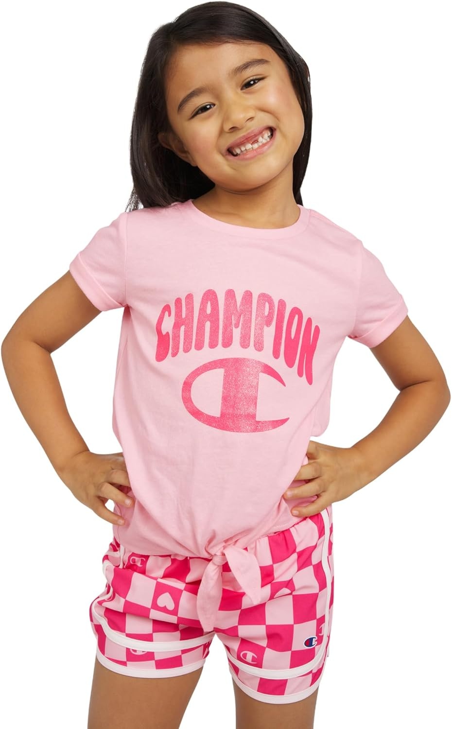 imageChampion girls Champion Girls Athletic Short SetsSoft Pink