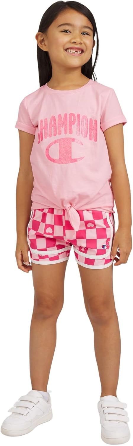 imageChampion girls Champion Girls Athletic Short SetsSoft Pink