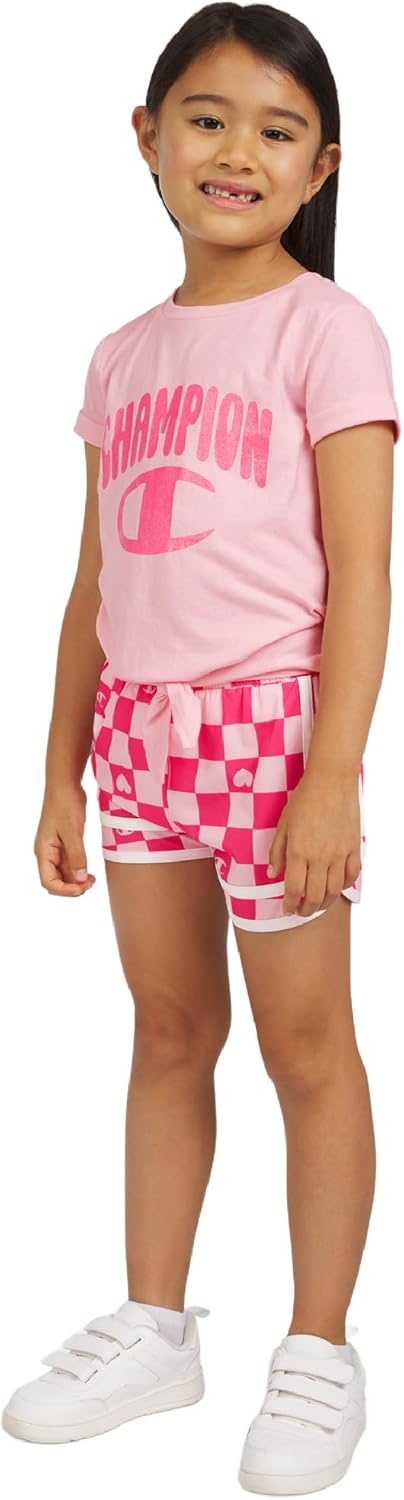 imageChampion girls Champion Girls Athletic Short SetsSoft Pink