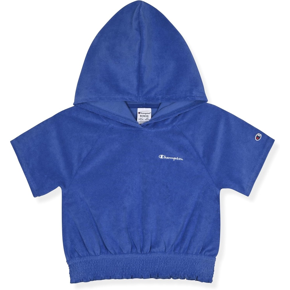 imageChampion Girls Athletic Zip Front Hoodie Sweatshirt for GirlsSaxony Blue