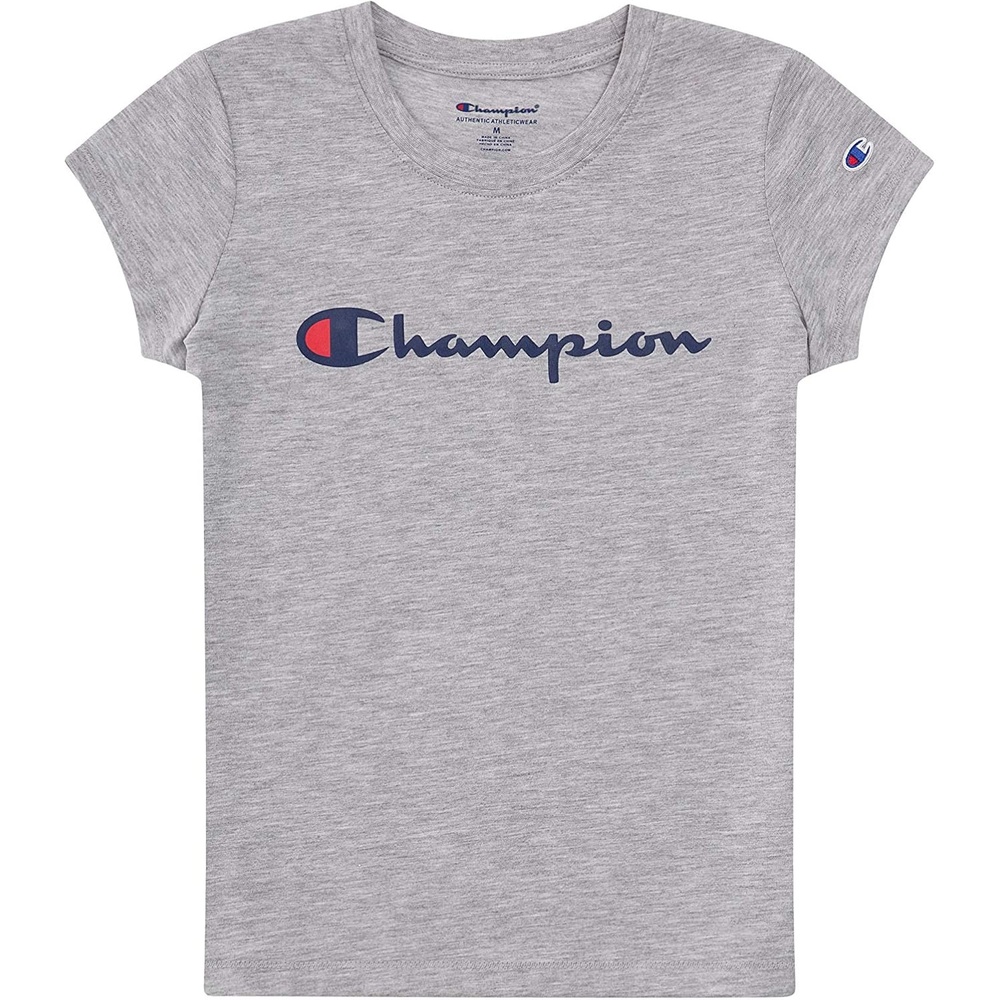 imageChampion Girls Champion Girls Short Sleeve Tee ShirtLight Grey Heather