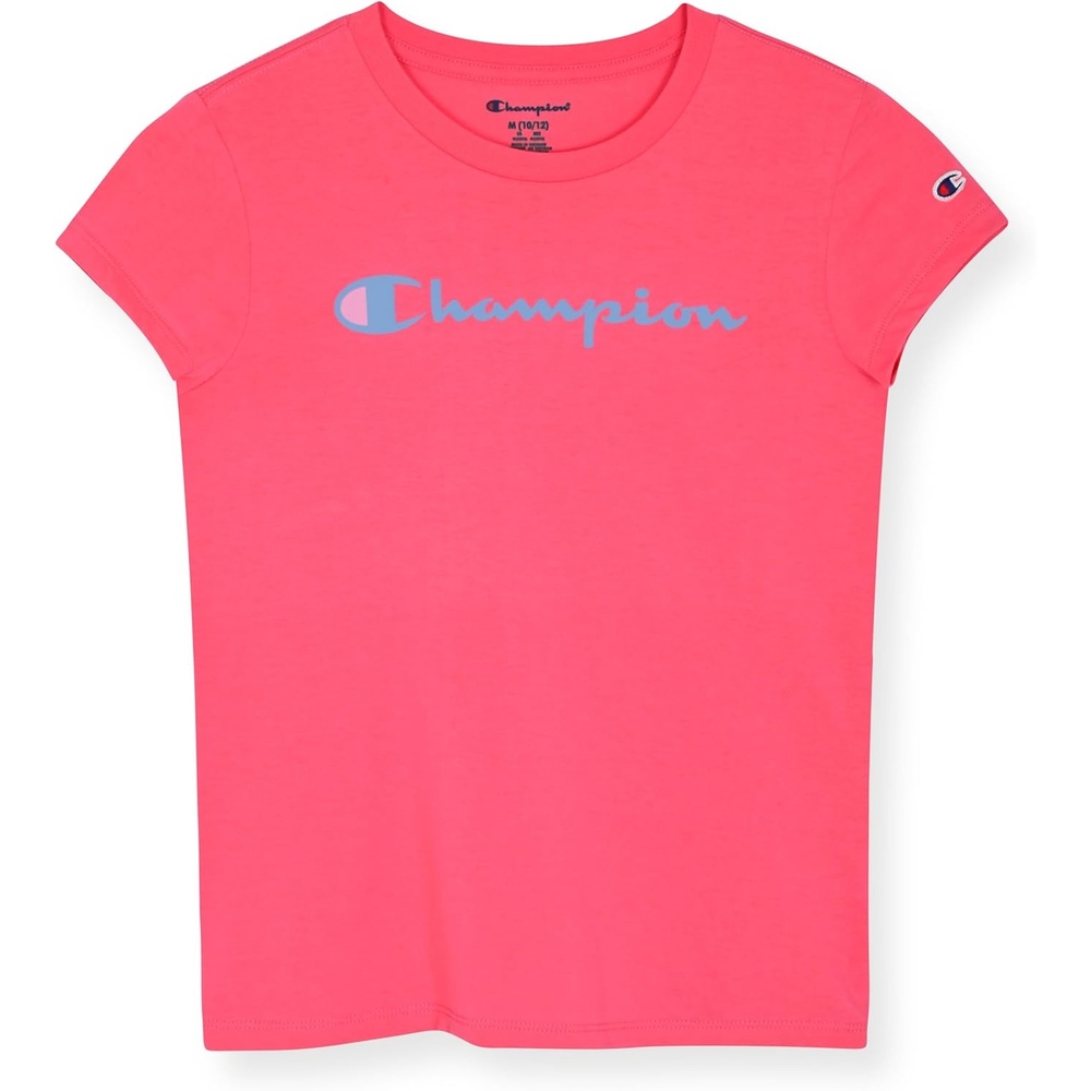 imageChampion Girls Champion Girls Short Sleeve Tee ShirtSignature Hot Pink