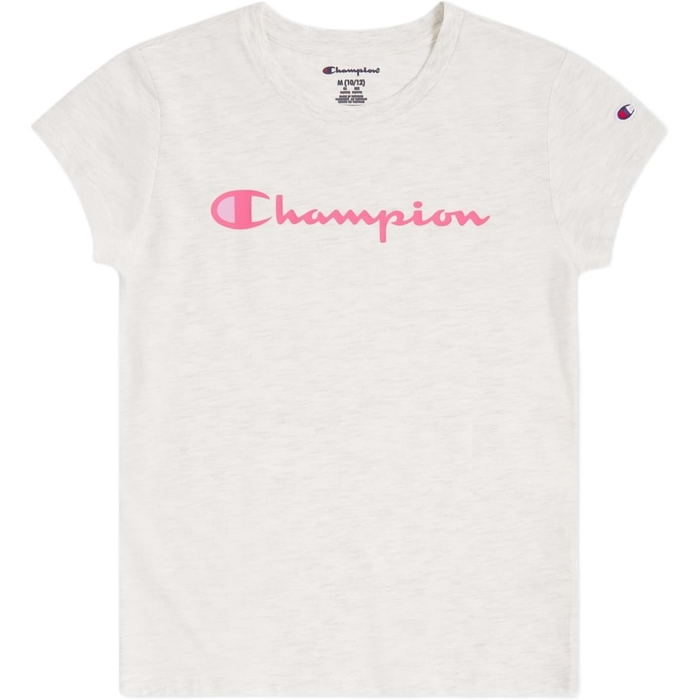 imageChampion Girls Champion Girls Short Sleeve Tee ShirtSignature Oatmeal Heather