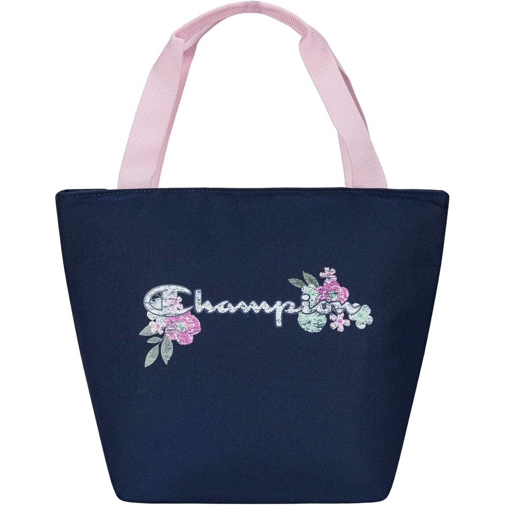 imageChampion Kids Fresh Insulated Lunch Tote with Carry Handle No Leak Cooler Bag for Daily Use NavyPink One SizeNavyChampion Red
