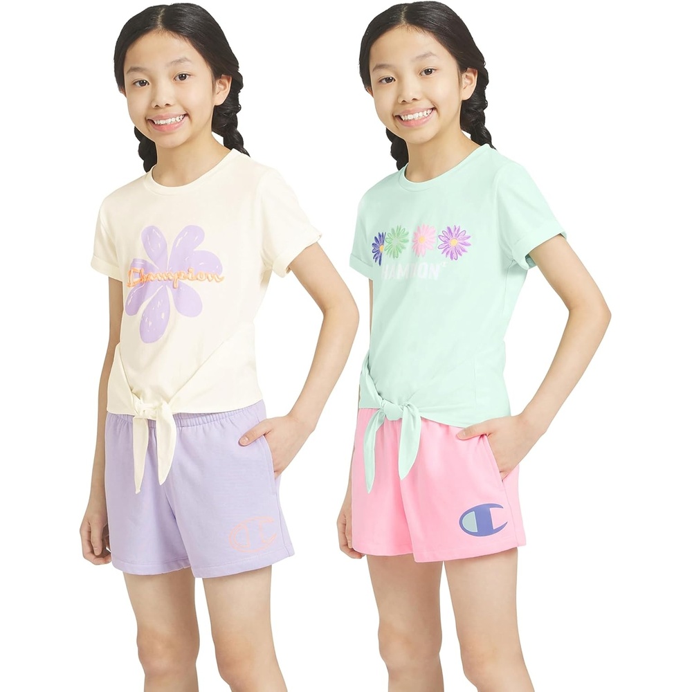 imageChampion girls Champion Girls Athletic Short SetsFair Aqua