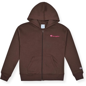 Champion Girls’ Athletic Zip Front Hoodie Sweatshirt for Girls(Coffee)