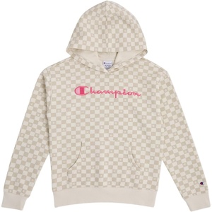 Champion Girls’ Athletic Zip Front Hoodie Sweatshirt for Girls(Cream)