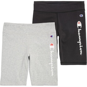Champion Girls’ Bike Shorts(Heather Grey-black)