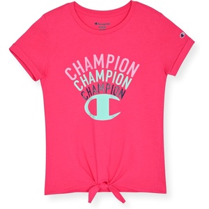 Champion Girls’ Champion Girls Short Sleeve Tee Shirt(Magenta)