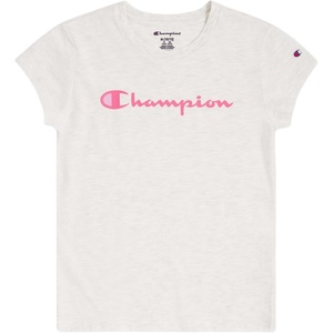 Champion Girls’ Champion Girls Short Sleeve Tee Shirt(Signature Oatmeal Heather)