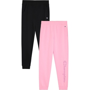 Champion Girls’ Champion Girls Sweatpants(Black-lilac Pink)
