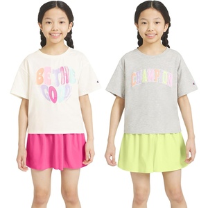 Champion girls Champion Girls Athletic Short Sets(Egret)