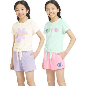 Champion girls Champion Girls Athletic Short Sets(Fair Aqua)