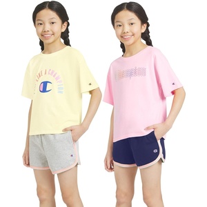 Champion girls Champion Girls Athletic Short Sets(Lemon Drop)
