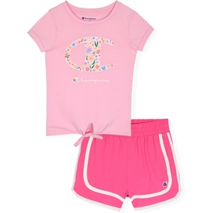 Champion girls Champion Girls Athletic Short Sets(Lilac Sachet)