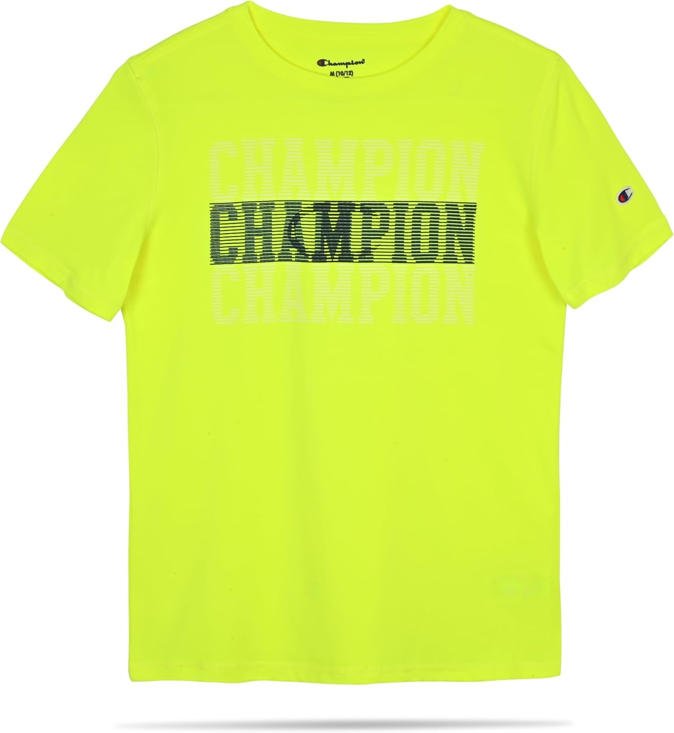 image:imageChampion Boys 2 Pack Short Sleeve Tee Shirt for KidsBlackbright Yellow Poly