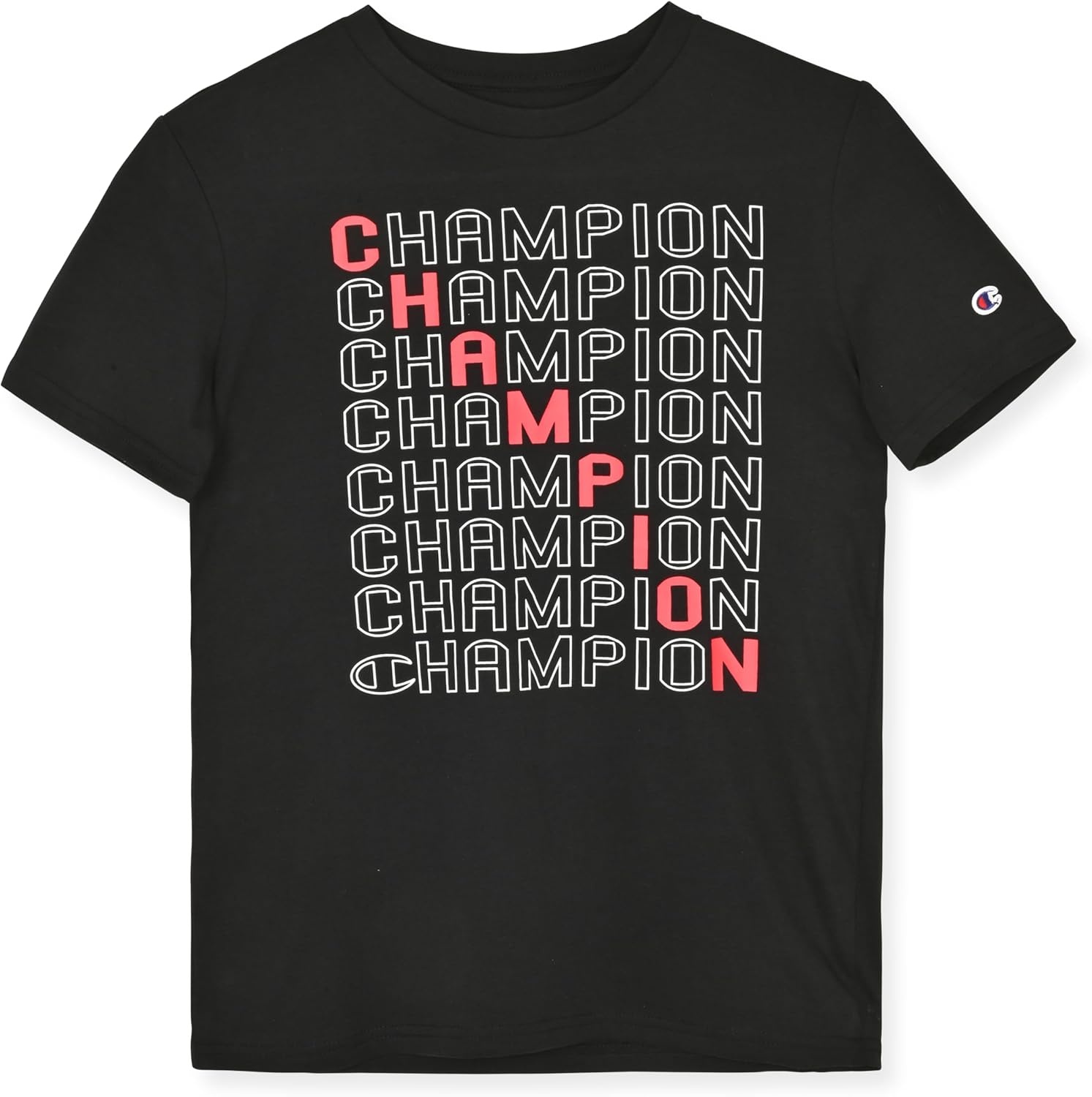 image:imageChampion Boys 2 Pack Short Sleeve Tee Shirt for KidsBlackred