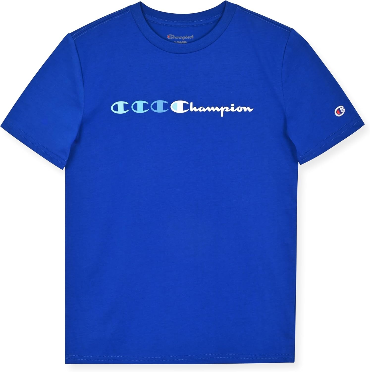 image:imageChampion Boys 2 Pack Short Sleeve Tee Shirt for KidsBluelight Grey Heather