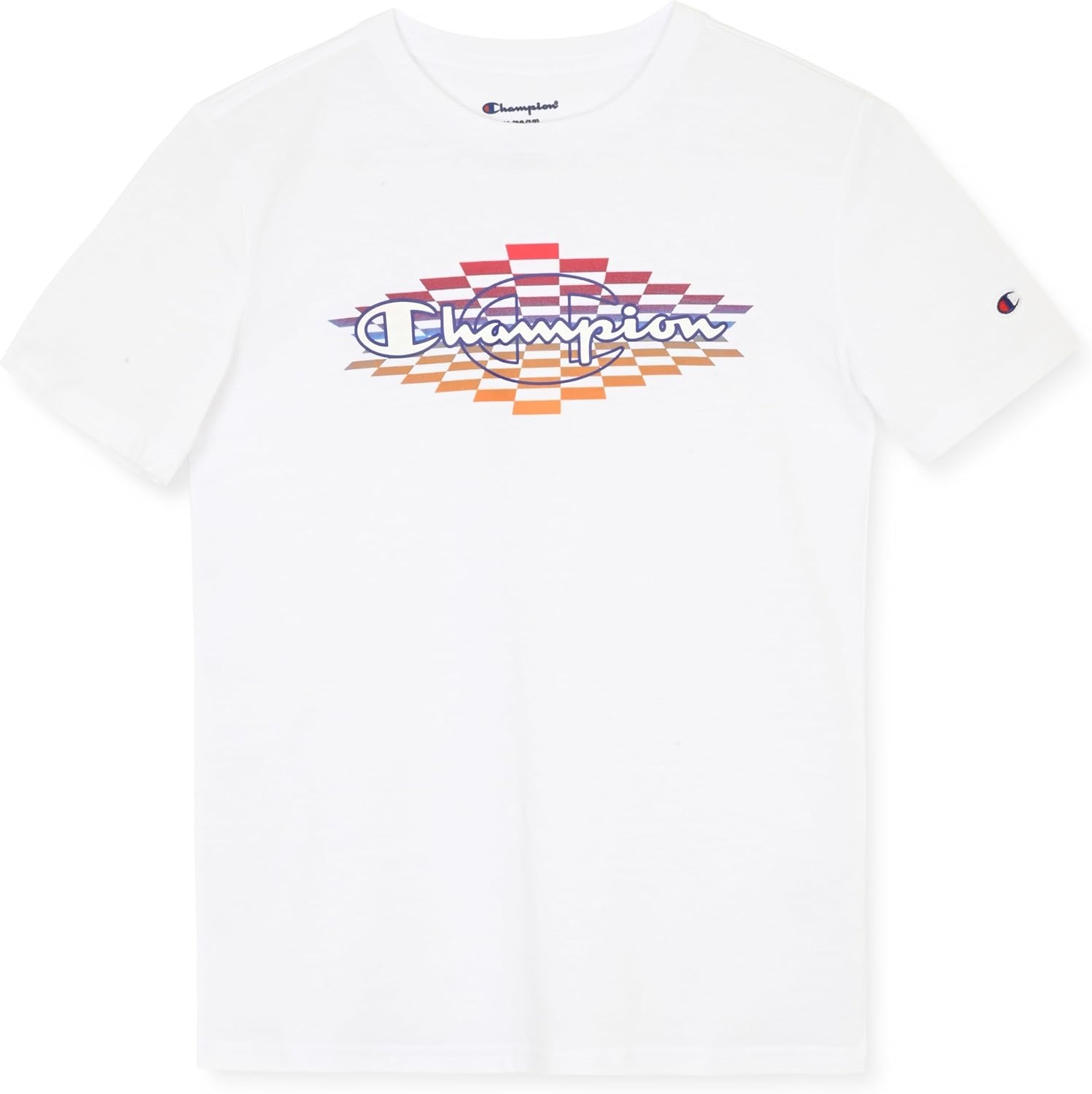 image:imageChampion Boys 2 Pack Short Sleeve Tee Shirt for KidsBright Whitenavy Blue