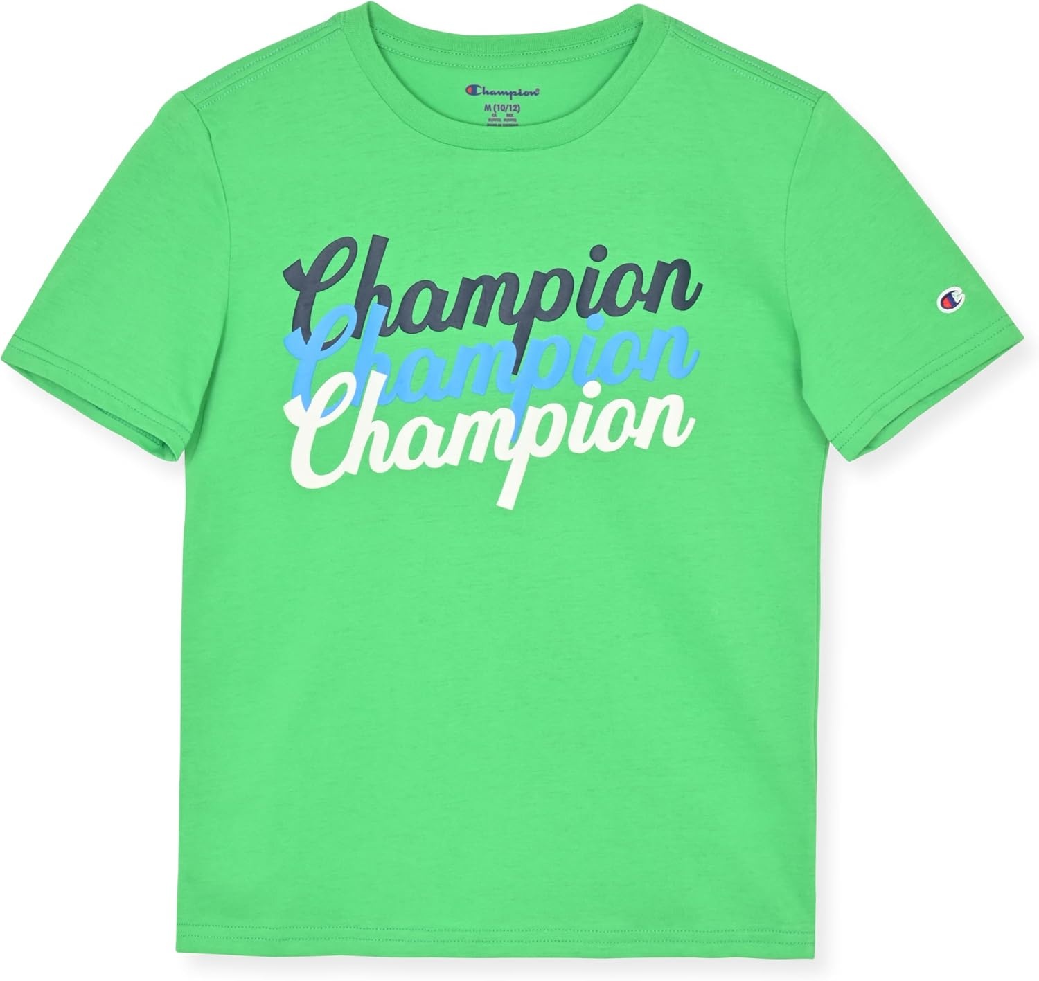 image:imageChampion Boys 2 Pack Short Sleeve Tee Shirt for KidsGreengrey Heather