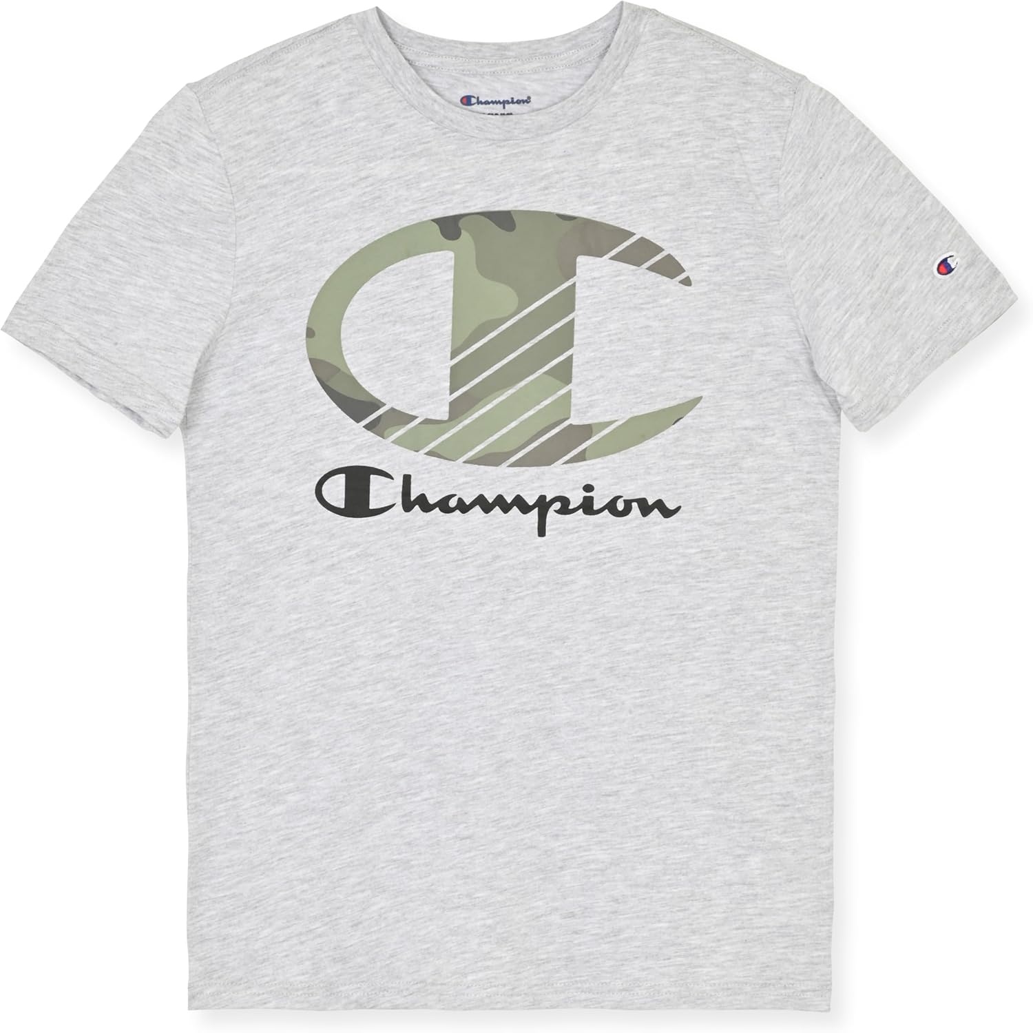 image:imageChampion Boys 2 Pack Short Sleeve Tee Shirt for KidsGreengrey Heather